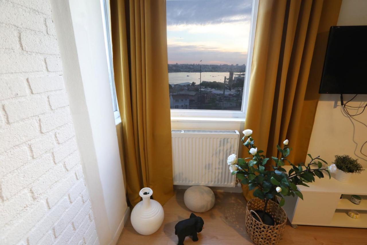 شقة Central Flat W Sea View And Near Galata Tower اسطنبول المظهر الخارجي الصورة